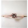 Image 1 : 10K ROSE GOLD DIAMOND (0.32CT,SI2,BROWN) RING