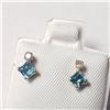 Image 3 : 10K YELLOW GOLD BLUE TOPAZ(0.44CT) DIAMOND