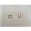 Image 1 : 10K YELLOW GOLD CZ 6.5MM EARRINGS