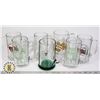 7 BEER GLASSES