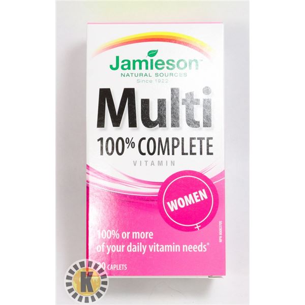 JAMIESON 100% WOMEN'S MULTIVITAMIN- 90 CAPLETS