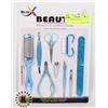 Image 1 : NEW 9 PC PEDICURE KIT