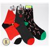 Image 1 : BUNDLE OF THREE MEN'S CHRISTMAS SOCKS