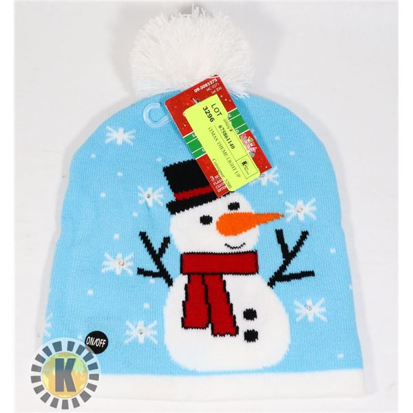 NEW CHRISTMAS THEME LIGHT UP TOQUE