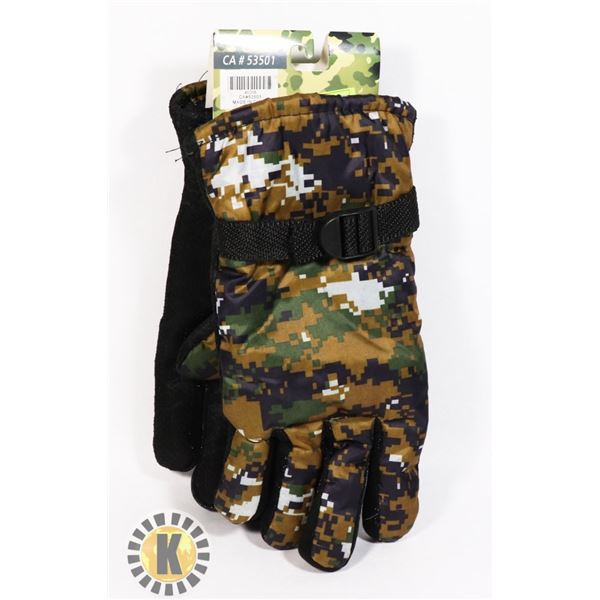 NEW CAMO THEME WINTER GLOVES