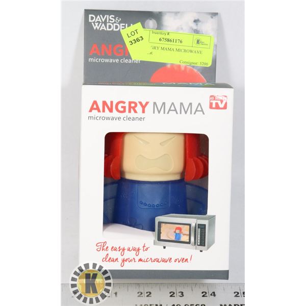 NEW ANGRY MAMA MICROWAVE CLEANER