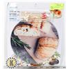 Image 1 : NEW GLASS SERVING BOARD WITH 12 BAMBOO STICKS