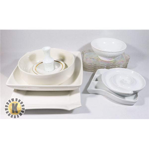 ASSORTED CERAMIC DISH SET