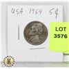Image 1 : 1964 USA NICKEL