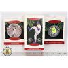 Image 1 : ASSORTED HALLMARK KEEPSAKE BASEBALL ORNAMENT