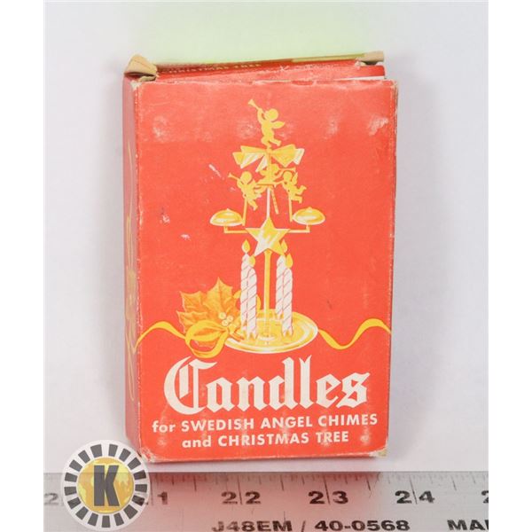 12 PACK OF SWEDISH ANGEL CHIME CANDLES