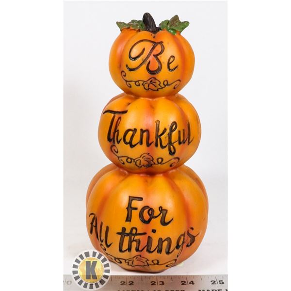 NEW  BE THANKFUL FOR ALL THINGS  DECORATIVE