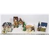 Image 1 : FLAT OF CHRISTMAS DECORATION VILLAGE HOUSES