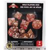 Image 1 : NEW 7PC ROLE PLAYING DICE SET
