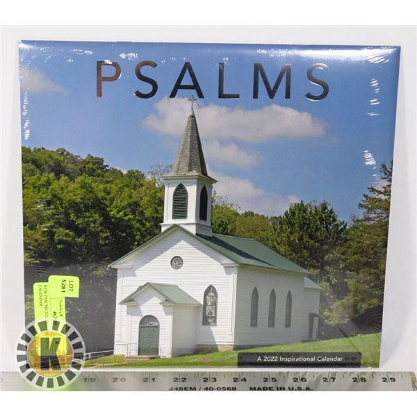 NEW 2022 PSALMS CALENDAR