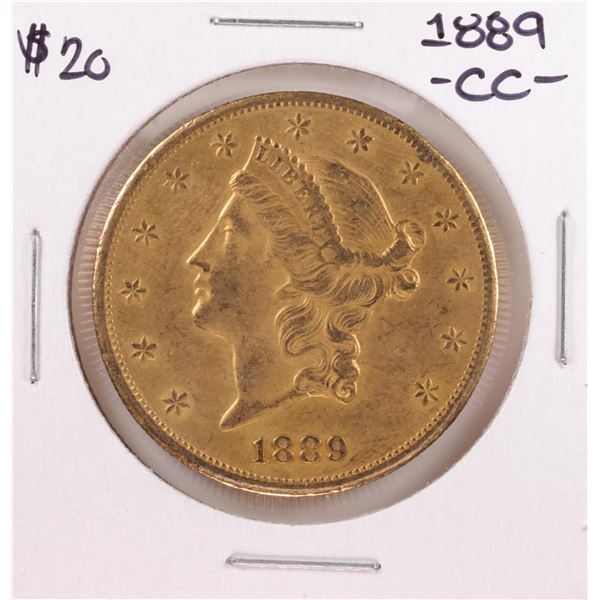 1889-CC $20 Liberty Head Double Eagle Gold Coin