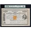 Image 1 : 1871 "Brigham Young" Signed Stock Zion's Co-Op Institution PMG Choice Very Fine 35EPQ