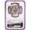Image 2 : 1923 $1 Peace Silver Dollar Coin NGC MS64