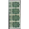Image 2 : Uncut Sheet of (4) State of Louisiana Baby Bond Obsolete Notes