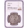 Image 1 : 1895-S $1 Morgan Silver Dollar Coin NGC VF20