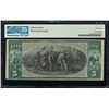 Image 2 : First Charter 1875 $5 Mount Wollaston Bank Quincy, MA CH# 517 National Note PMG XF45