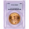 Image 1 : 1924 $20 St. Gaudens Double Eagle Gold Coin PCGS MS65