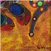 Image 2 : Hong Original "Fire Pig" Original Mixed Media On Paper