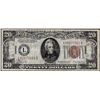 Image 1 : 1934A $20 Hawaii WWII Emergency Issue Federal Reserve Note