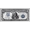 Image 1 : 1899 $5 Indian Chief Silver Certificate Note