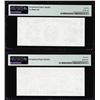 Image 2 : Set of Giori Test Note Washington & Lincoln Memorial PMG Gem Uncirculated 65EPQ