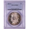 Image 1 : 1884-O $1 Morgan Silver Dollar Coin PCGS MS65