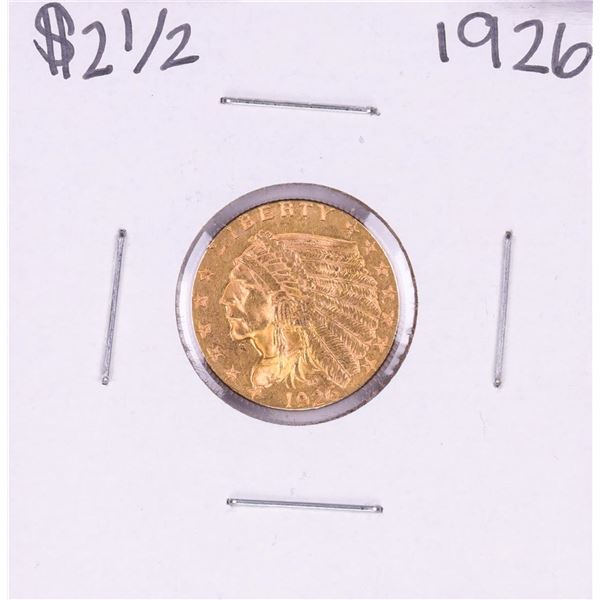 1926 $2 1/2 Indian Head Quarter Eagle Gold Coin