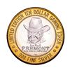 Image 2 : .999 Fine Silver Sam Boyd's Fremont $10 Casino Limited Edition Gaming Token
