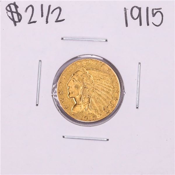 1915 $2 1/2 Indian Head Quarter Eagle Gold Coin