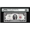 Image 1 : 1963A $2 Legal Tender Note Fr.1514 PMG Gem Uncirculated 66EPQ