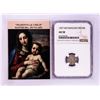 Image 1 : 1557 KB Hungary Denar 'Madonna and Child' Coin NGC AU58 w/ Story Box