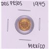 Image 1 : 1945 Mexico Dos Pesos Gold Coin