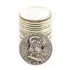 Image 1 : Roll of (20) Brilliant Uncirculated 1962-D Franklin Half Dollar Coins