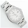 Image 3 : Rolex Mens Stainless Steel Diamond Datejust Wristwatch