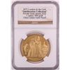 Image 1 : 2012 London & the Lion "Smithsonian Collection" Gold Medal NGC Ultra Cameo Gem Proof