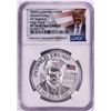 Image 1 : 2020 Cameroon 1000 Francs High Relief Donald Trump Silver Coin NGC PF70 Ultra Cameo