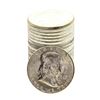 Image 1 : Roll of (20) Brilliant Uncirculated 1963-D Franklin Half Dollar Coins