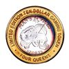 Image 1 : .999 Silver Four Queens Casino Hotel Las Vegas, NV $10 Limited Edition Gaming Token