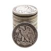 Image 2 : Roll of (20) Assorted Date Walking Liberty Half Dollar Coins Circulated