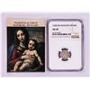 Image 1 : 1548 KB Hungary Denar 'Madonna and Child' Coin NGC AU58 w/ Story Box