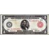 Image 1 : 1914 $5 Federal Reserve Note New York Red Seal