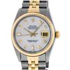Image 1 : Rolex Men's Two Tone Mother of Pearl Diamond Oyster Perpetual Datejust Wristwatch