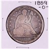 1859-O $1 Seated Silver Dollar Coin