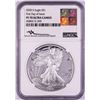 2020-S $1 Proof American Silver Eagle Coin NGC PF70 Ultra Cameo Mercanti Signature FDOI