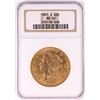1901-S $20 Liberty Head Double Eagle Gold Coin NGC MS62